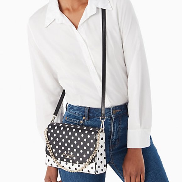 ♠️ Kate Spade Carson Dot Dot Dot Convertible Crossbody NWT - Picture 2 of 5